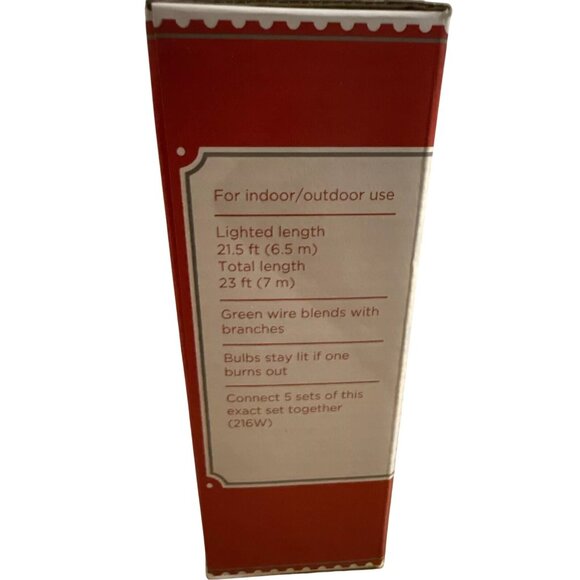 Holiday Time 100 Blue Mini Lights With Green Wire 23 Ft L Indoor/Outdoor UL Cert - Picture 4 of 5